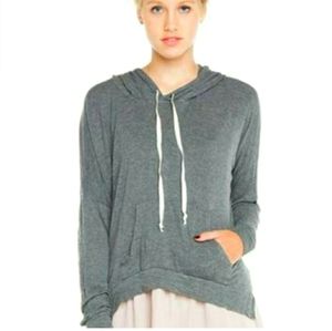 Brandy Melville Heather Gray Lounge Hoodie